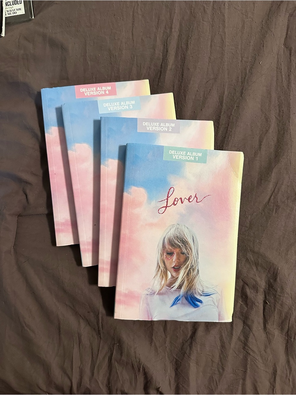 Taylor Swift "Lover" Deluxe Album Set - Pastel Pink Blue